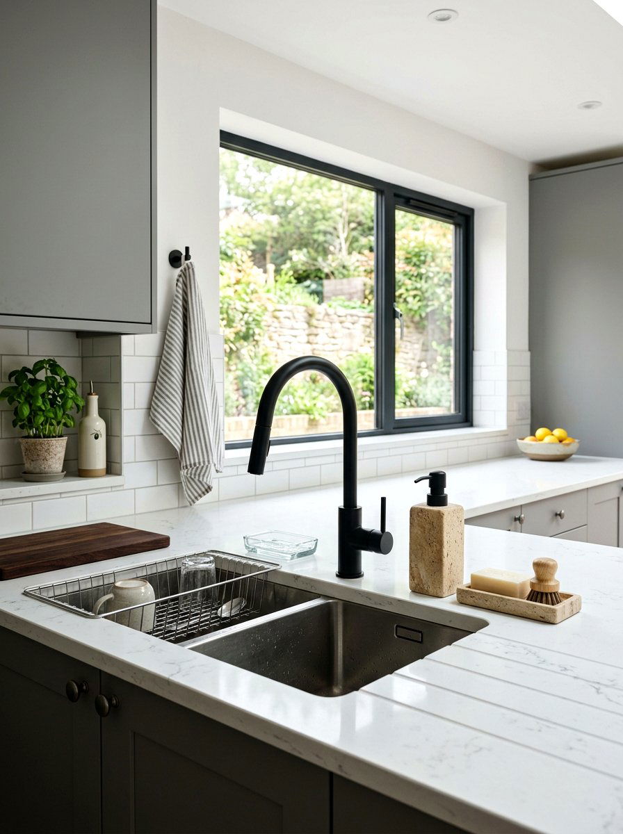 Travertine Soap Dispenser - 30 travertine decor ideas