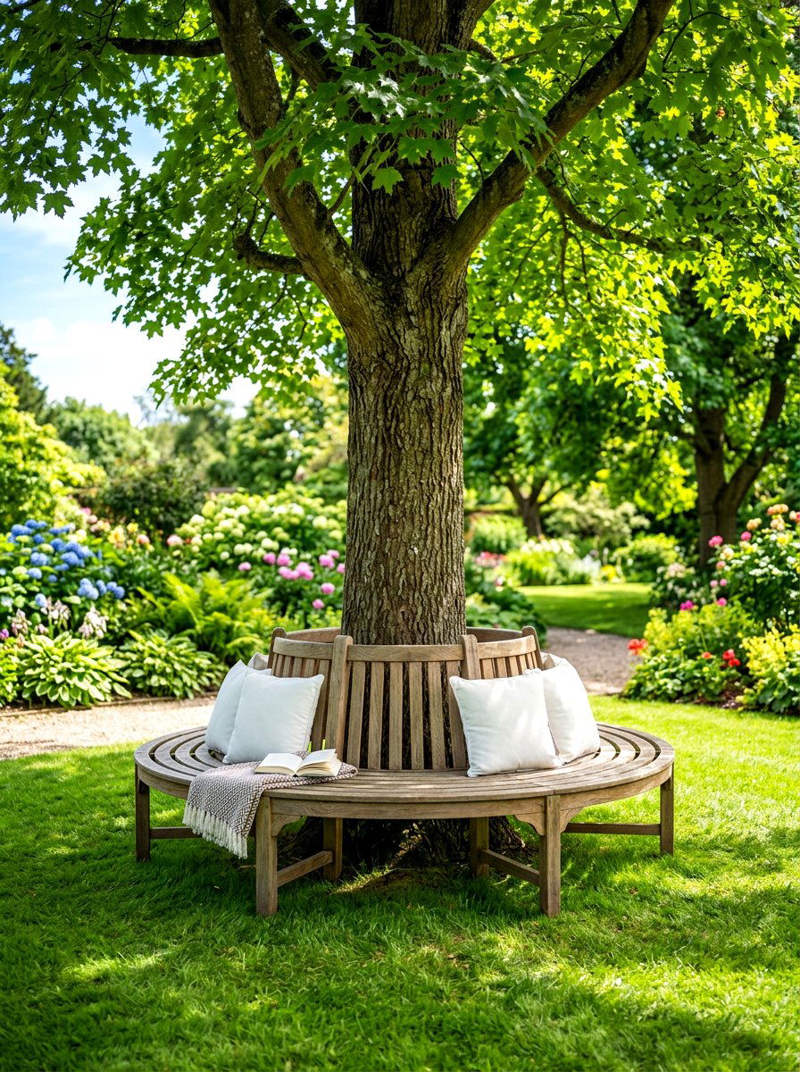 Tree Bench - 30 garden furniture ideas