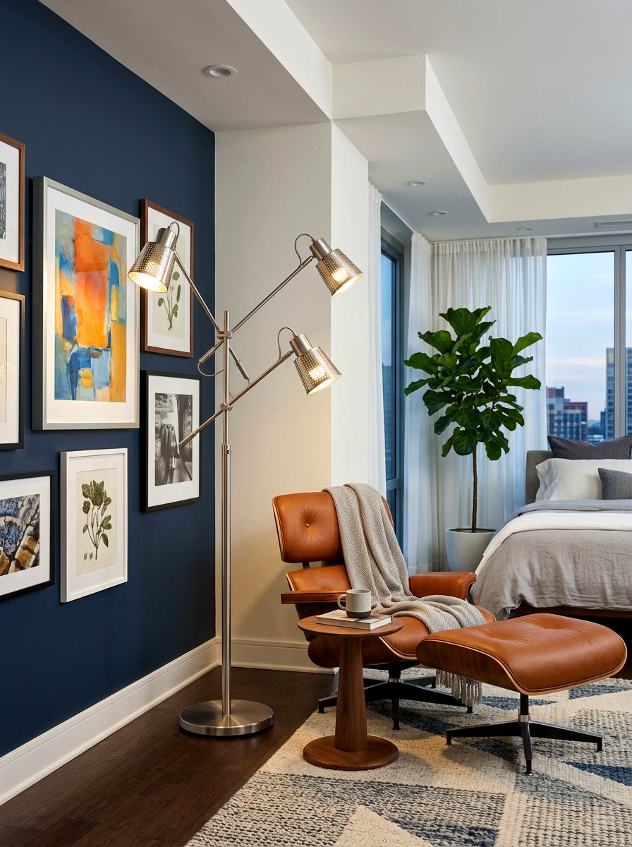 Tree Floor Lamp - 30 floor lamp bedroom corner ideas