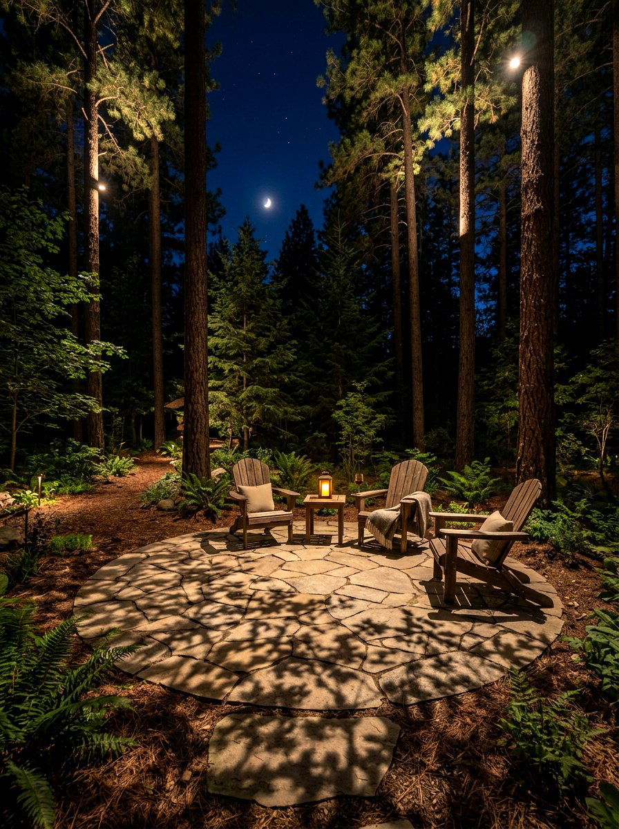 Tree Moonlighting - 30 moody outdoor lighting ideas