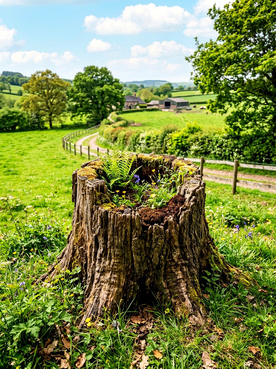 Tree Stump - 30 butterfly puddling station ideas