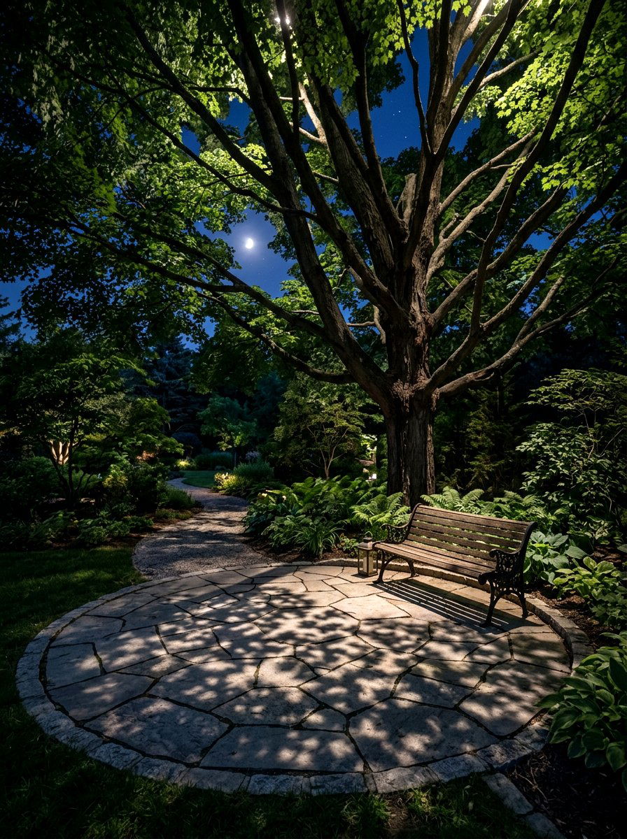 Tree moonlighting - 30 landscape lighting ideas