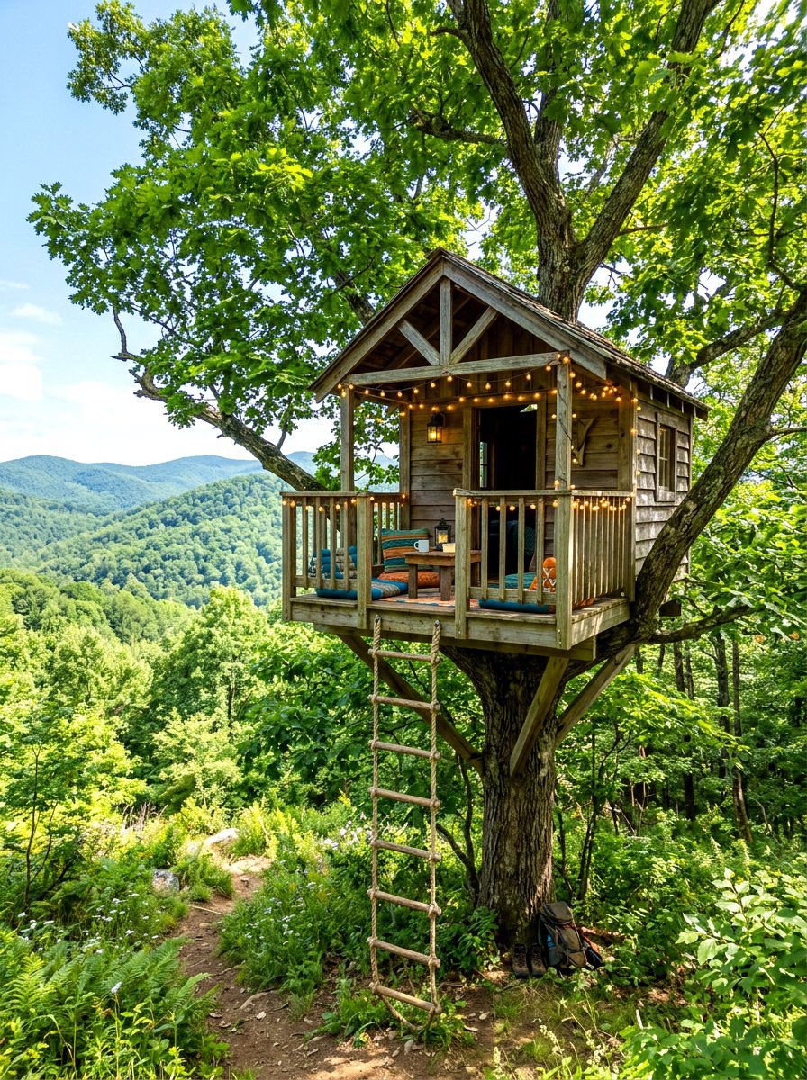 Treehouse retreat - 30 backyard date night ideas