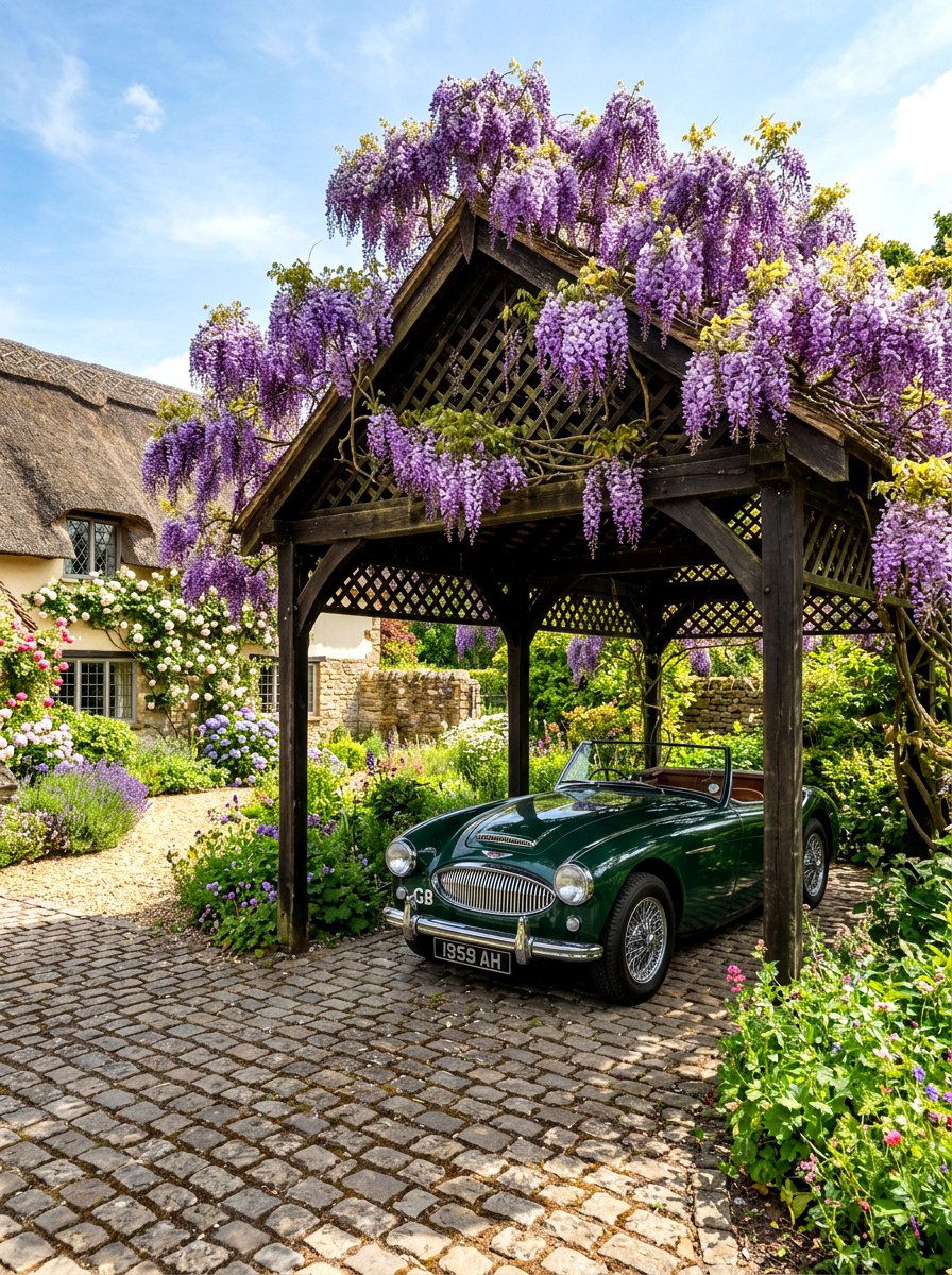 Trellis Carport - 30 carport design ideas