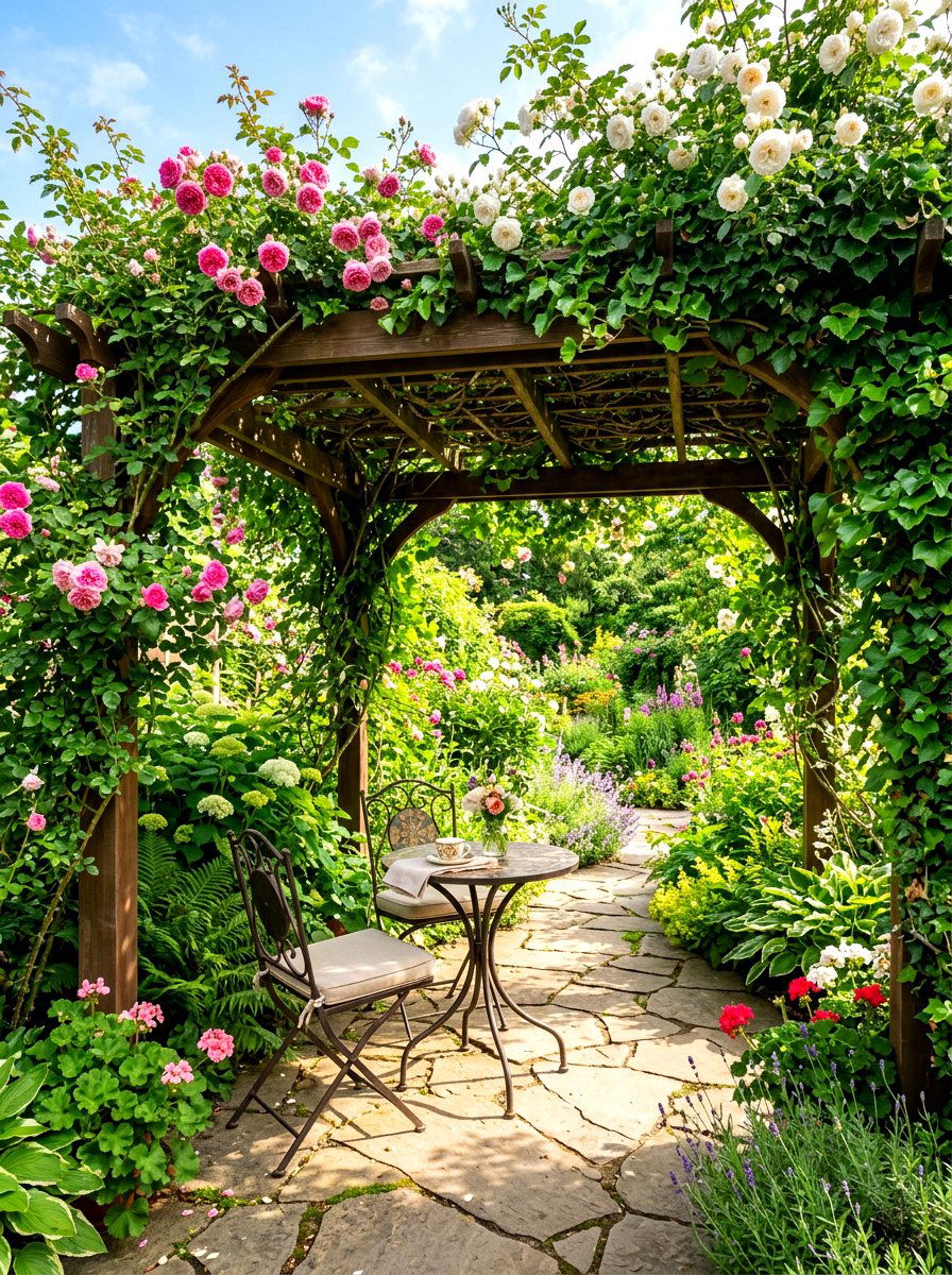Trellis Shade - 30 patio cover ideas