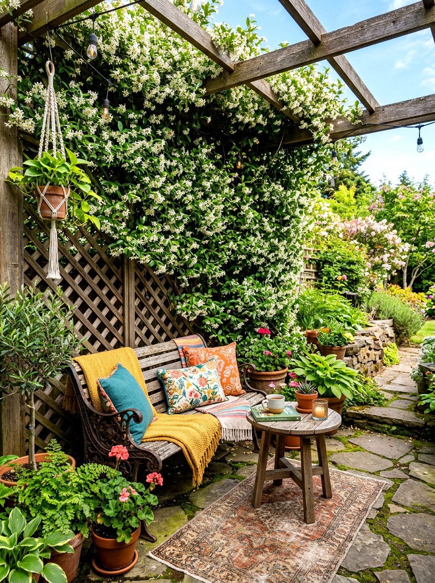 Trellis Wall - 30 patio shade ideas