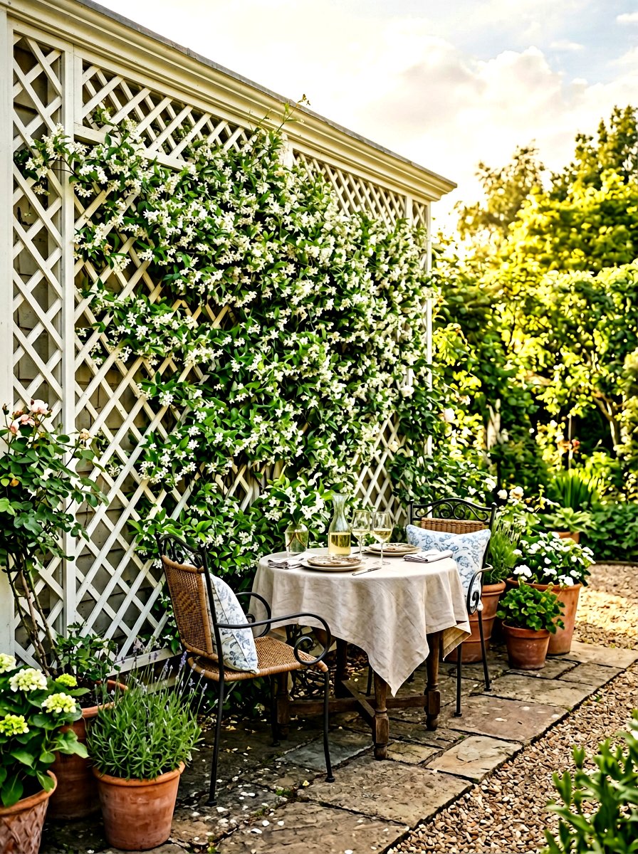 Trellis Wall - 30 garden wall ideas