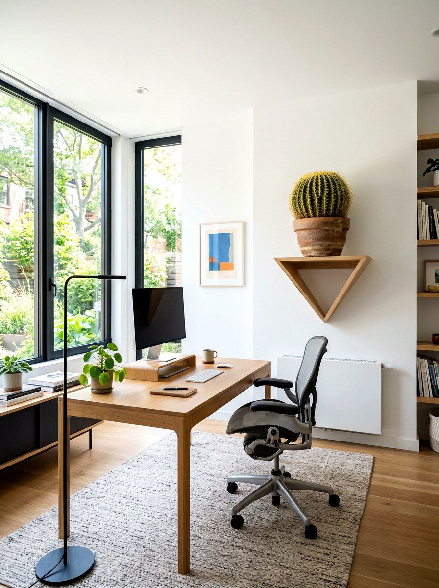Triangle Shelf - 30 cactus shelf ideas