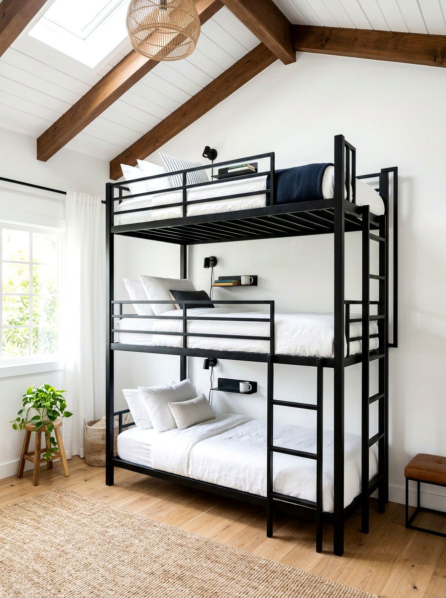 Triple Bunk Bed - 30 bunk room ideas