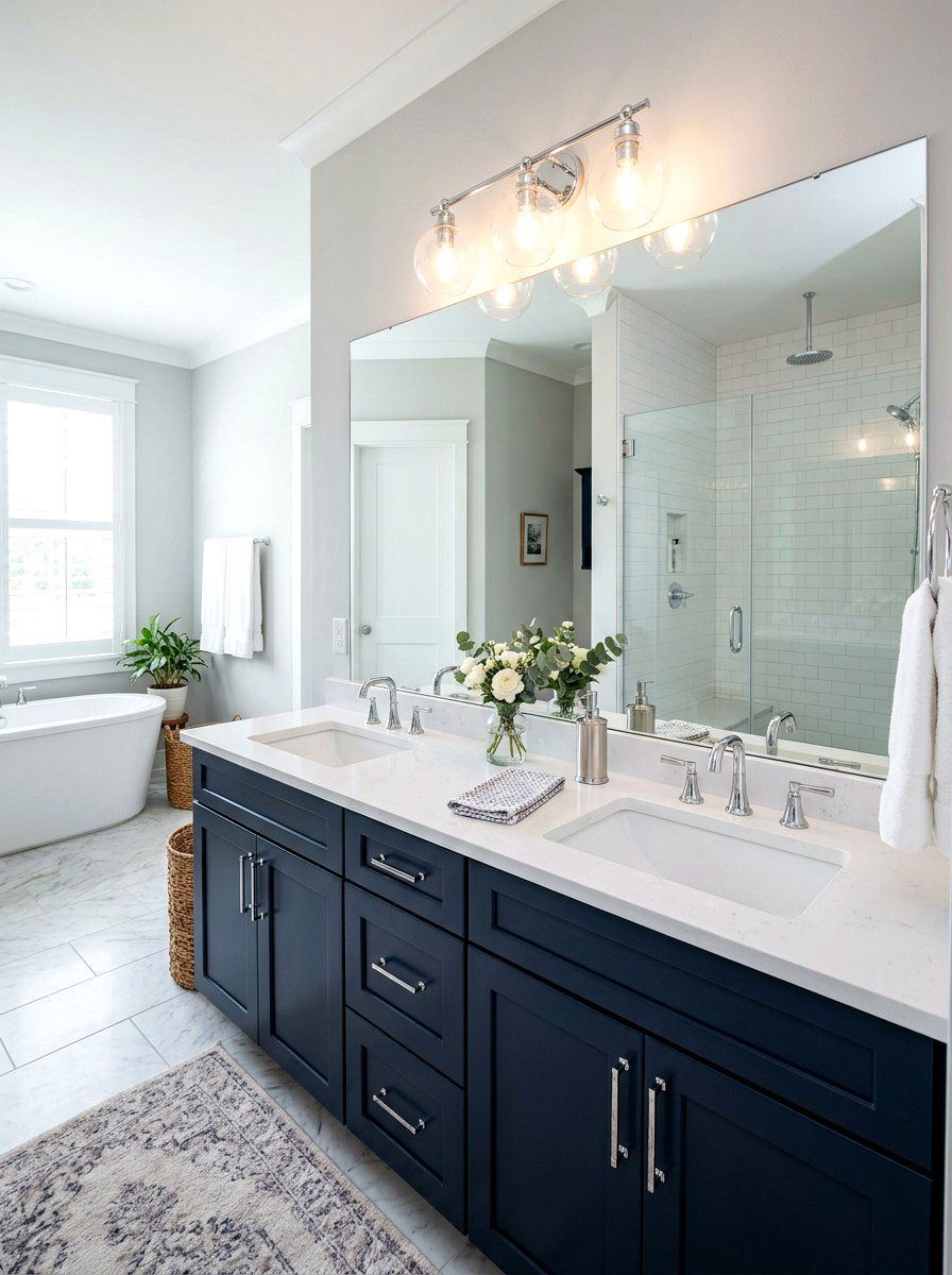 30 Vanity Lighting Ideas for Flattering, Bright Bathroom Glow