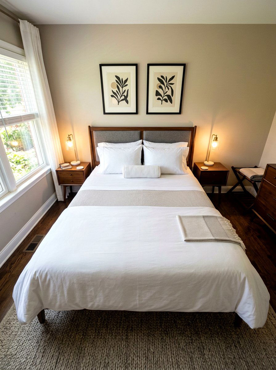 Triple Sheeting Method - 30 hotel duvet bedroom ideas