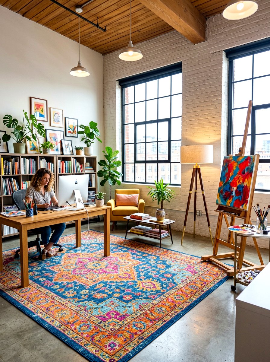 Tripod Floor Lamp - 30 home office lighting ideas