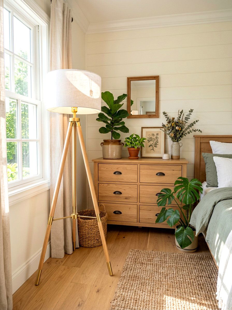 Tripod Floor Lamp - 30 floor lamp bedroom corner ideas