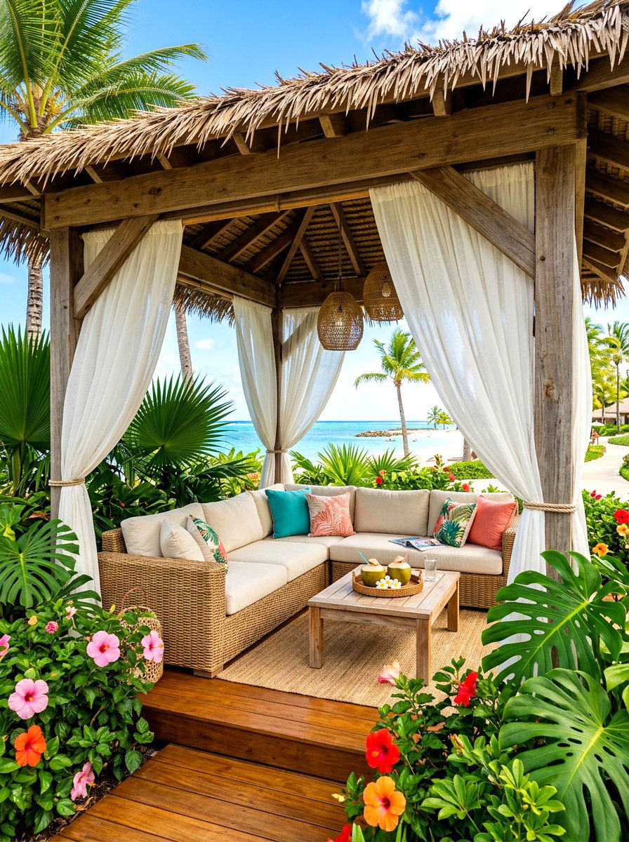 Tropical Cabana - 30 resort patio ideas