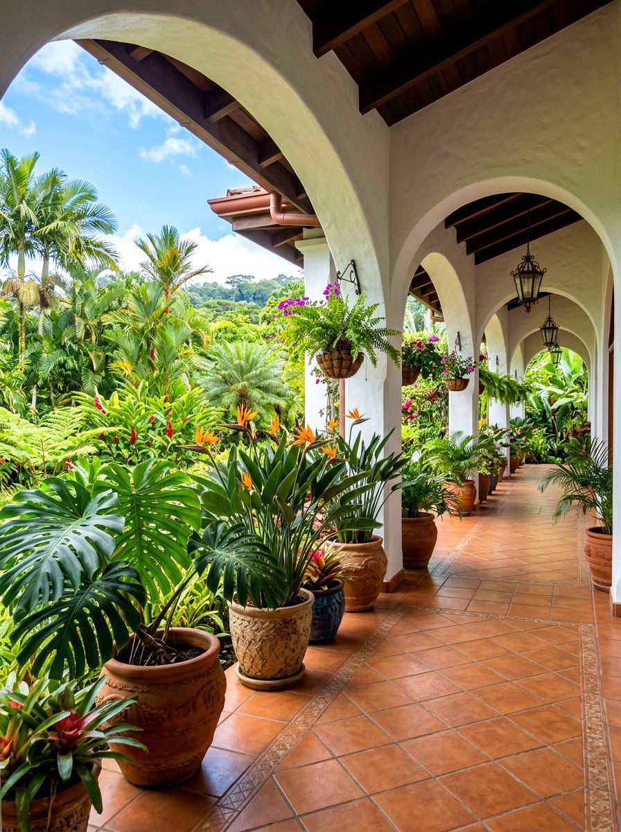 Tropical Greenery - 30 loggia ideas