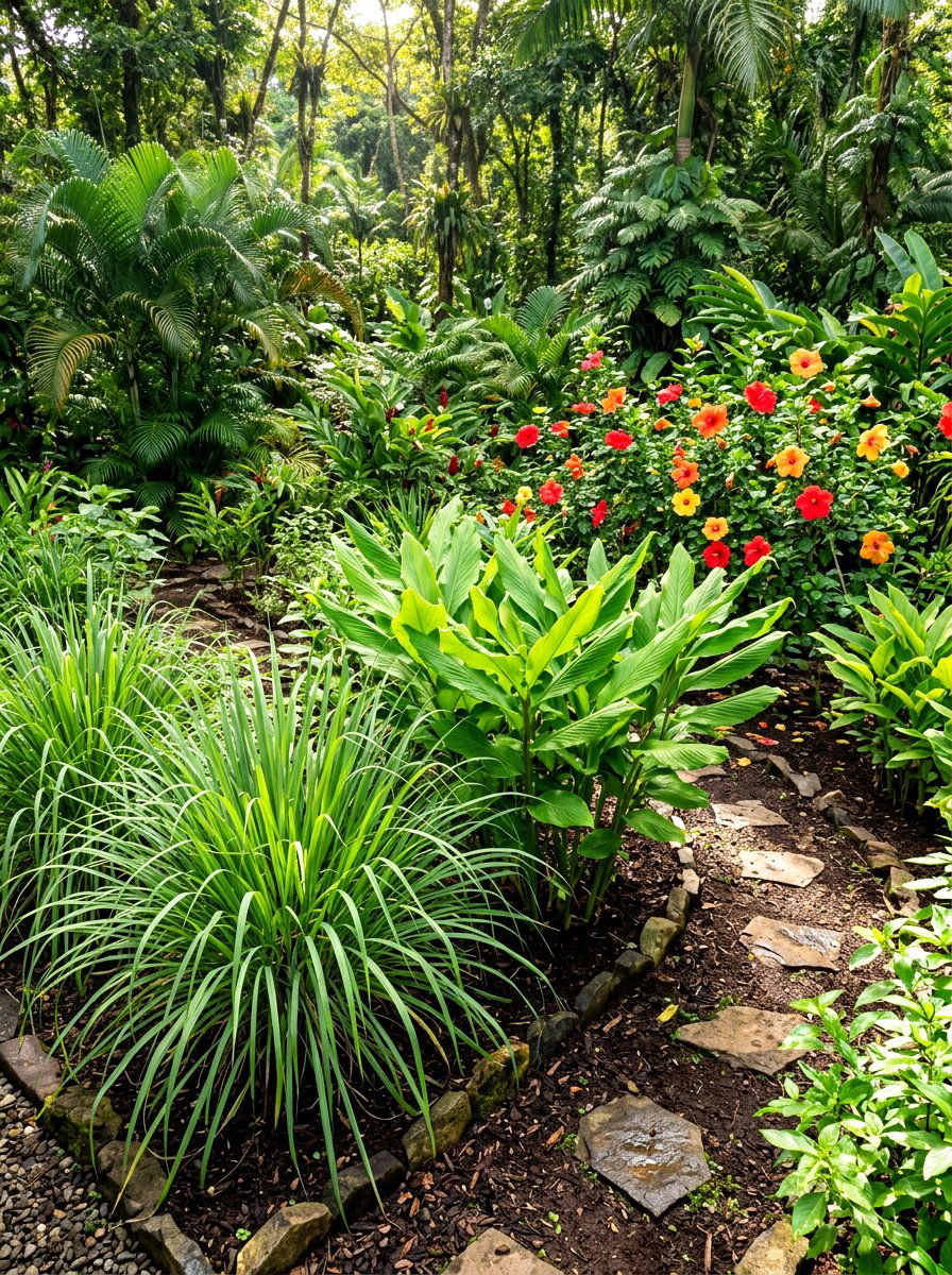 Tropical Herb Garden - 30 medicinal herb garden ideas