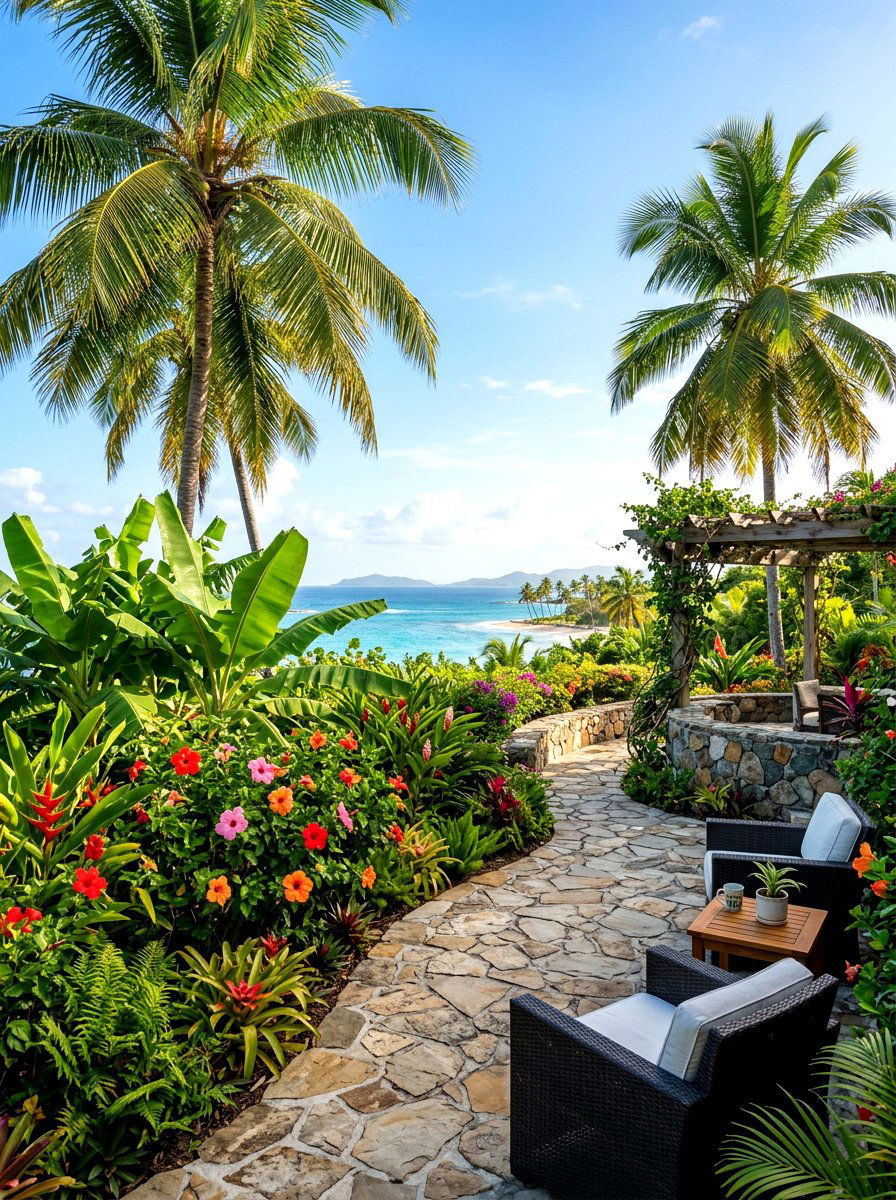 Tropical Landscape - 30 resort style backyard ideas