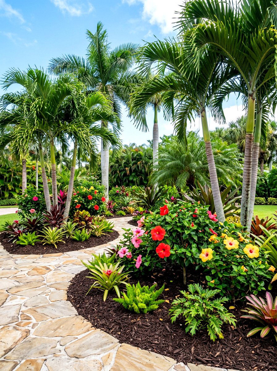 Tropical Landscaping - 30 Pinterest backyard makeover ideas