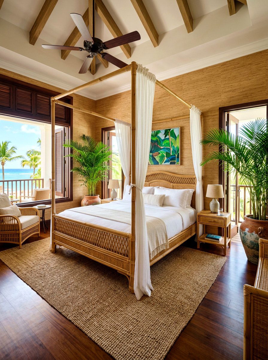 Tropical Luxury Bedroom - 30 luxury bedroom ideas