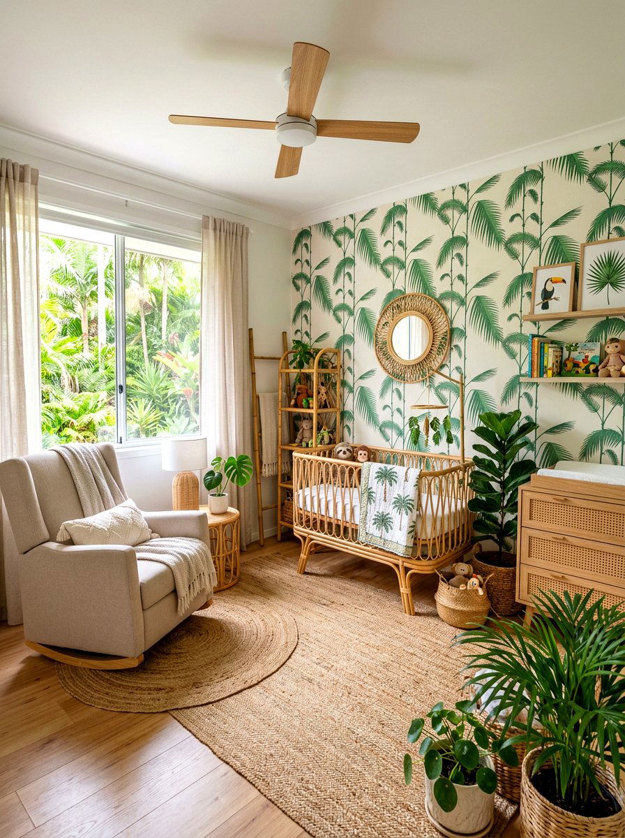 Tropical Nursery - 30 viral nursery ideas