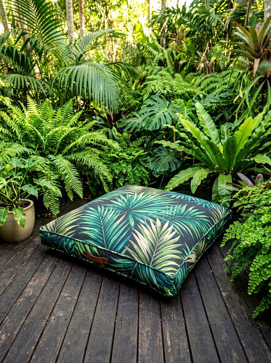 Tropical Outdoor Floor Pillow - 30 outdoor floor pillow ideas aesthetic