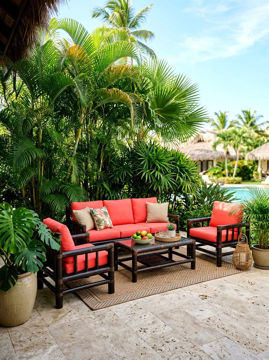 Tropical Outdoor Patio - 30 patio dining ideas