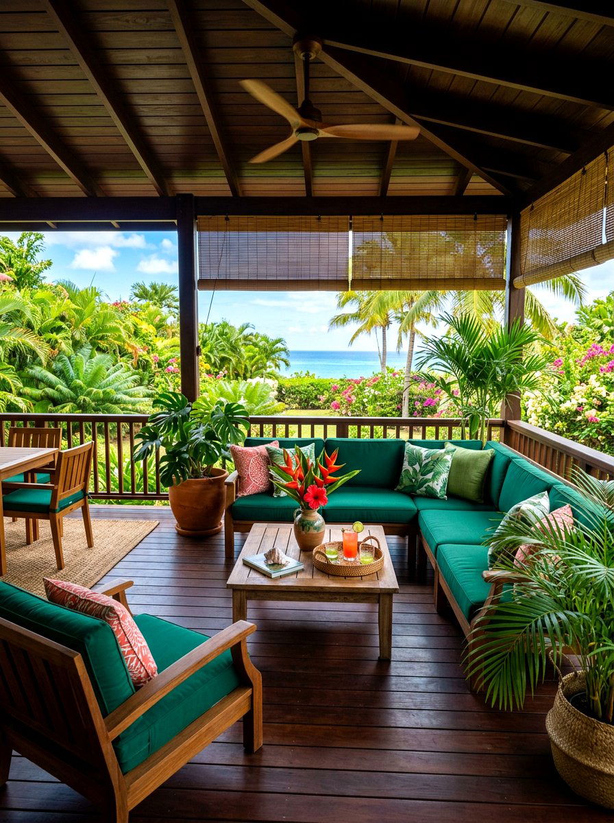 Tropical Porch Lounge Setup - 30 porch lounge ideas