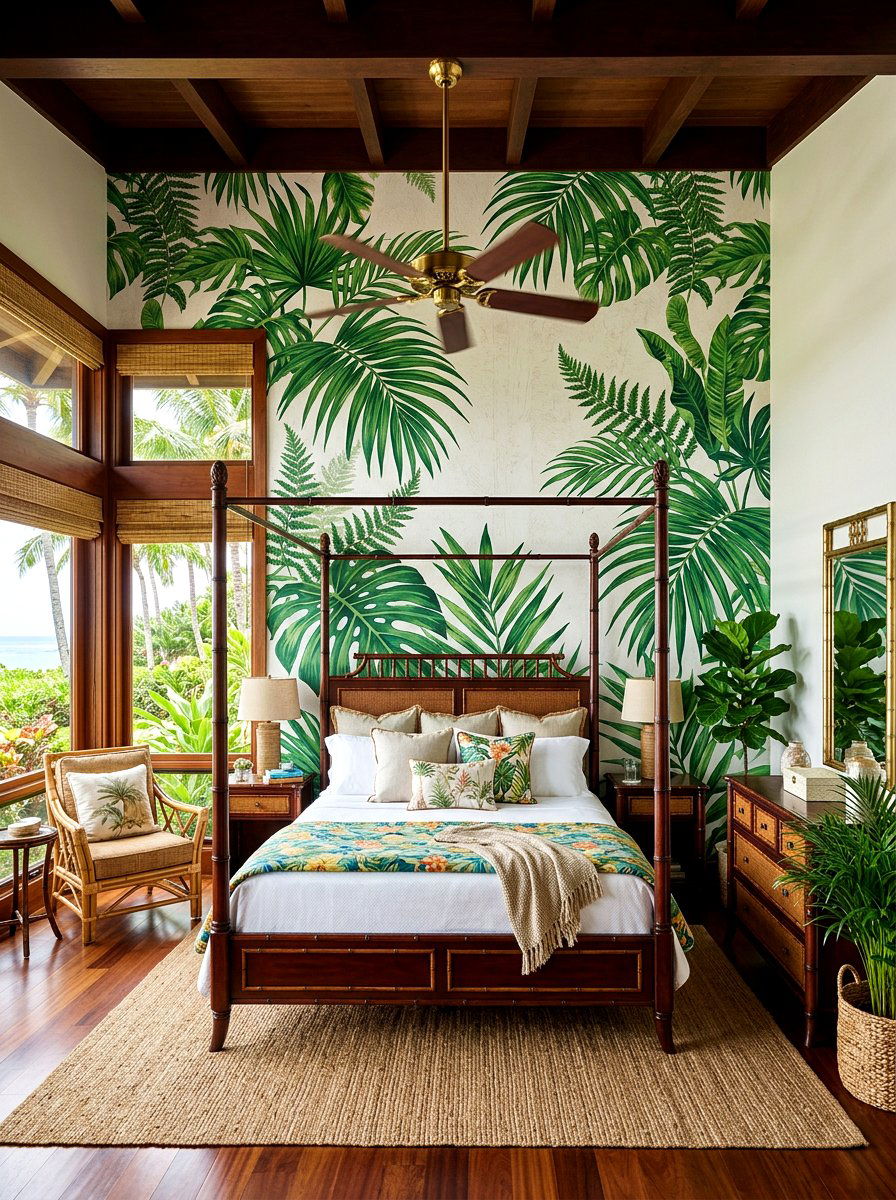Tropical Retreat Bedroom - 30 spa bedroom retreat ideas