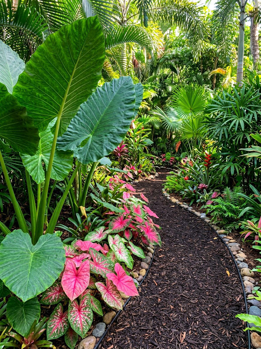 Tropical Shade Plants - 30 shaded side yard ideas