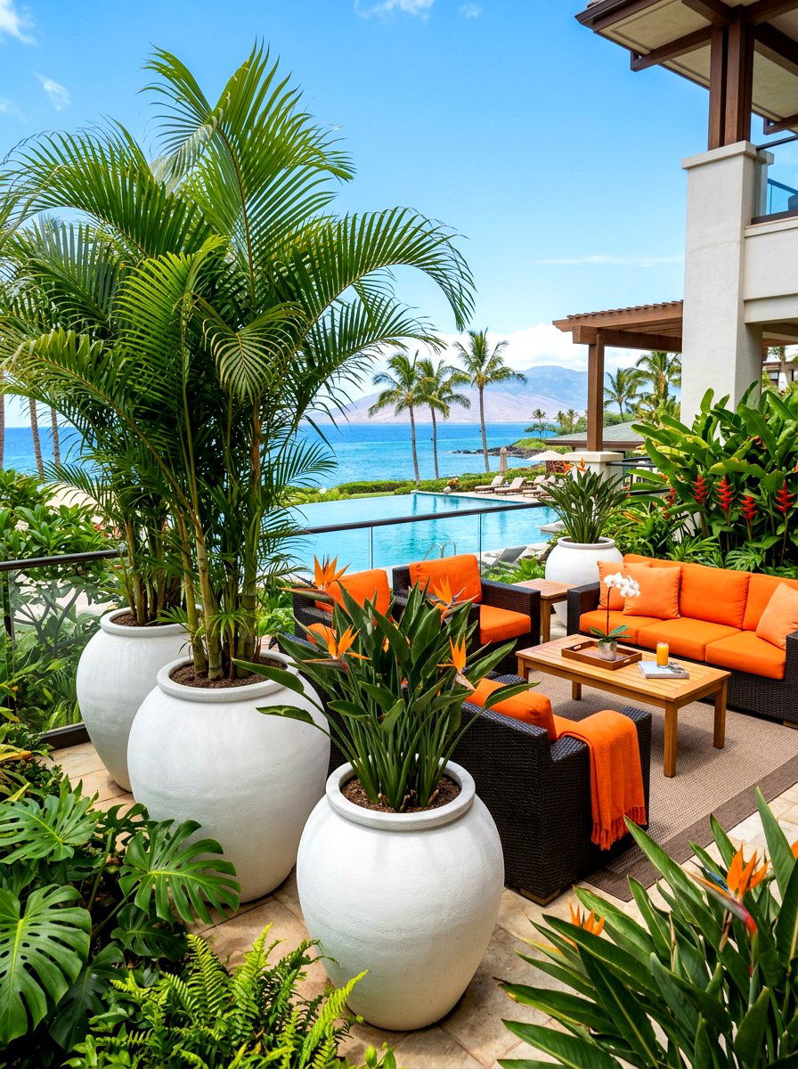 Tropical Terrace Garden - 30 small terrace garden ideas