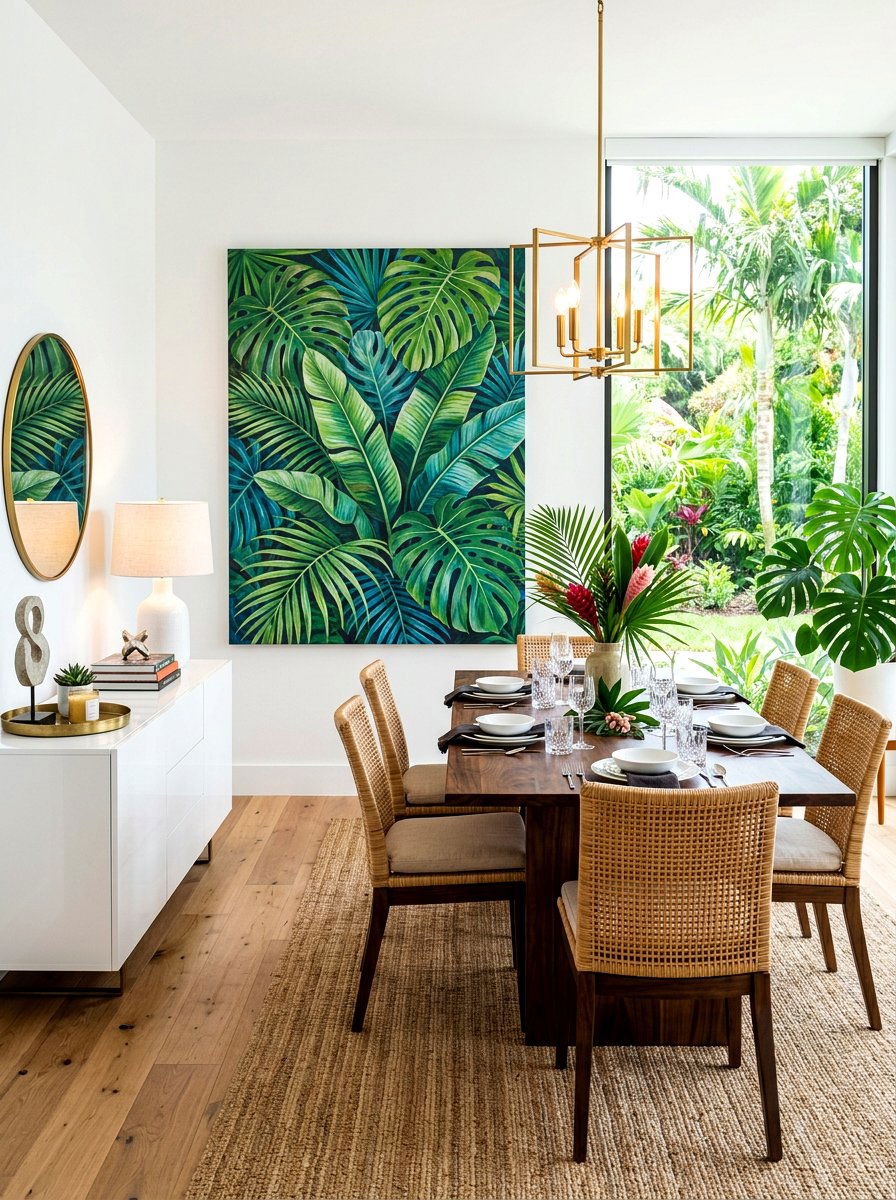 Tropical Wall Art - 30 summer house decor ideas viral