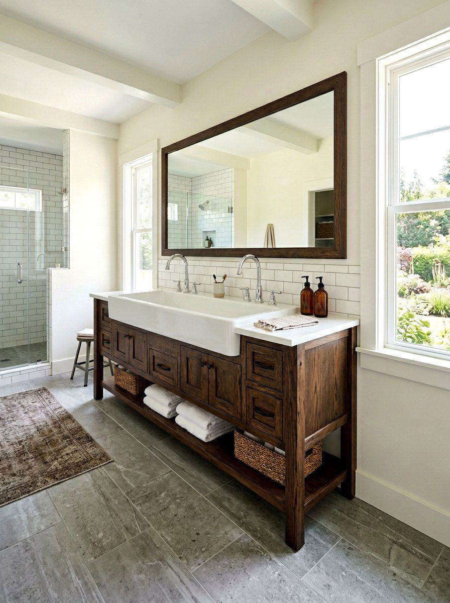 Trough Sink Vanity - 30 bathroom vanity ideas
