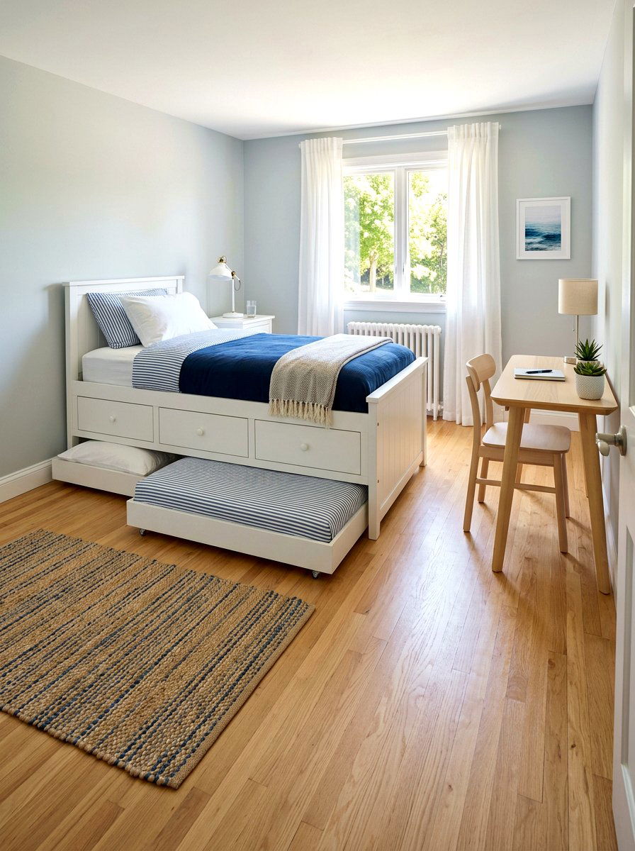Trundle Bed With Drawers - 30 storage bed apartment ideas
