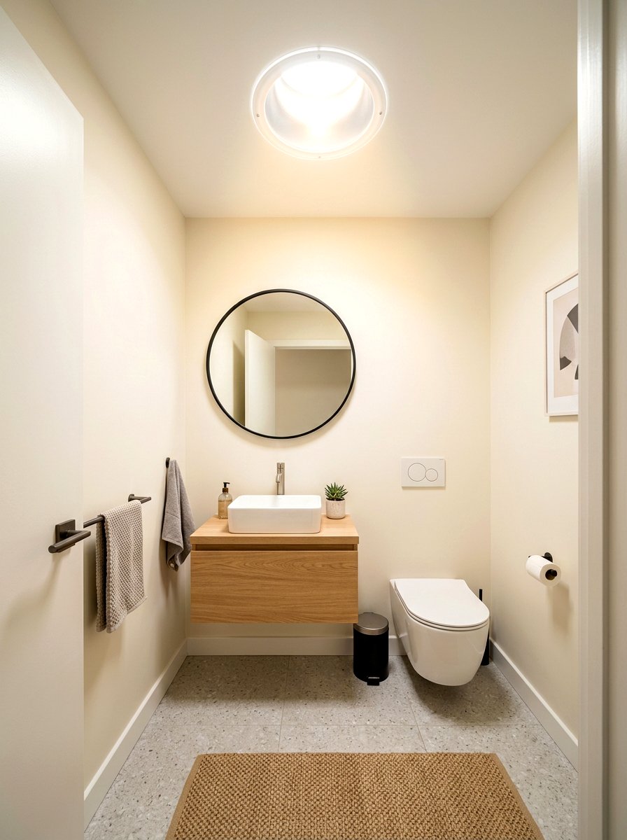 Tubular skylight for bathroom - 30 bathroom skylight ideas