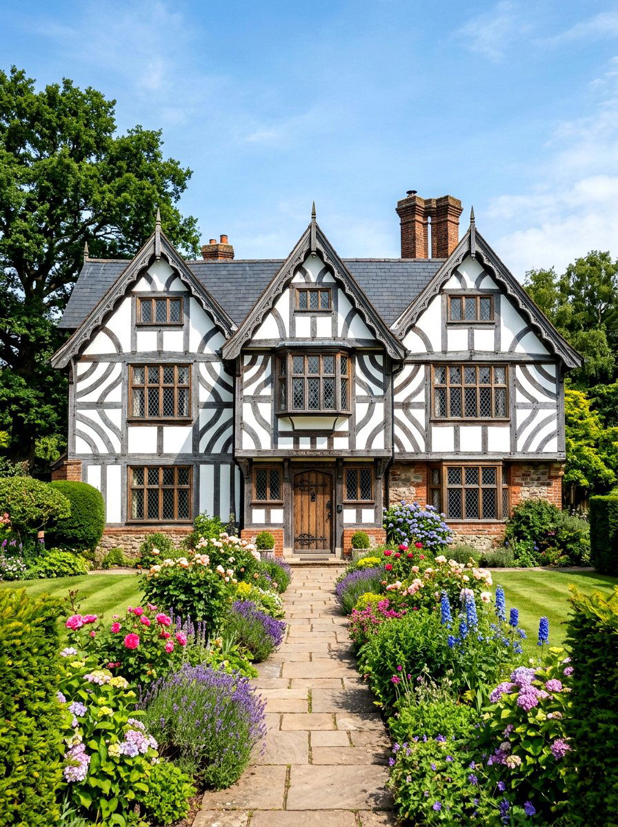 Tudor Half Timbering - 30 house facade ideas