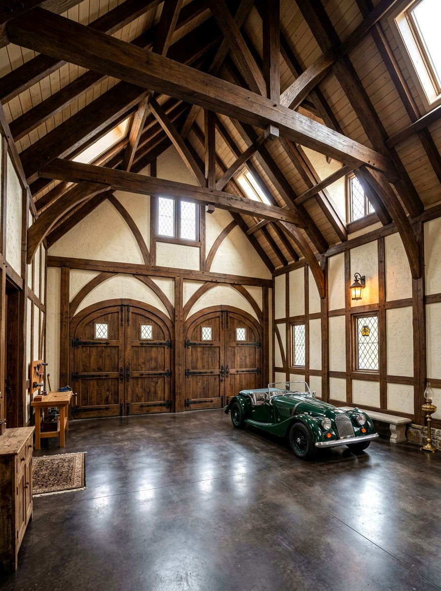 Tudor Style Garage - 30 detached garage exterior ideas