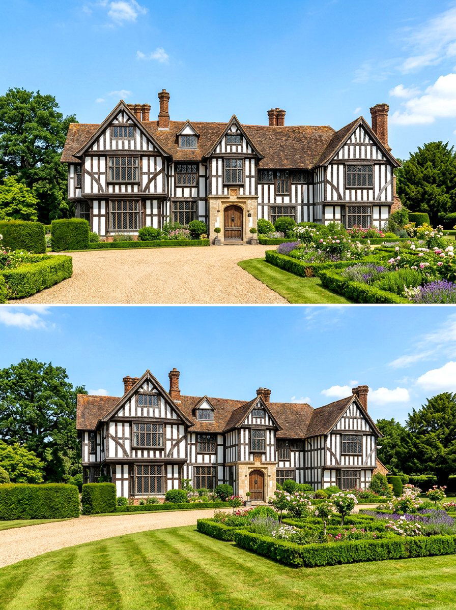 Tudor Style Manor - 30 English manor exterior ideas