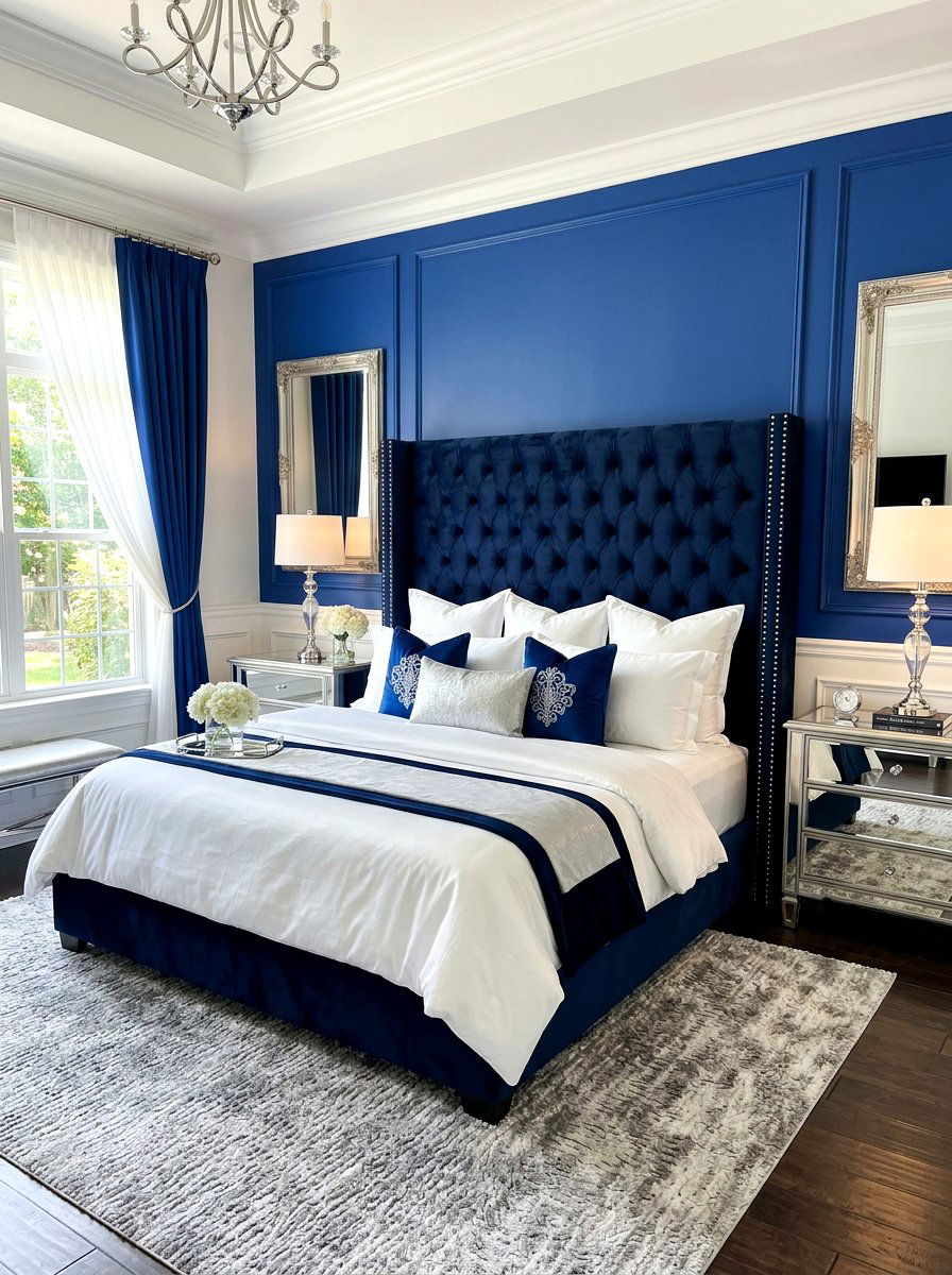 Tufted Bed Bedroom - 30 romantic master bedroom ideas