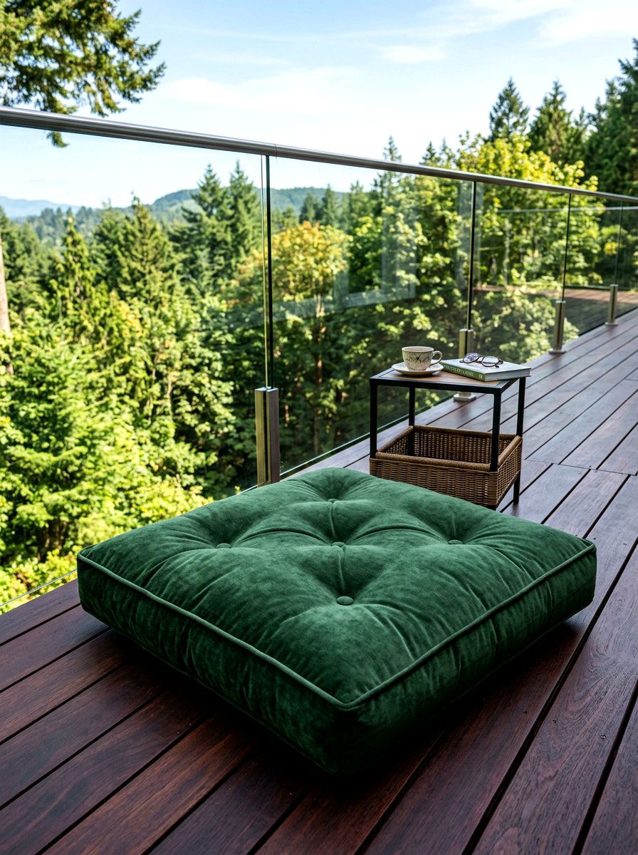 Tufted Floor Pillow For Deck - 30 outdoor floor cushion ideas