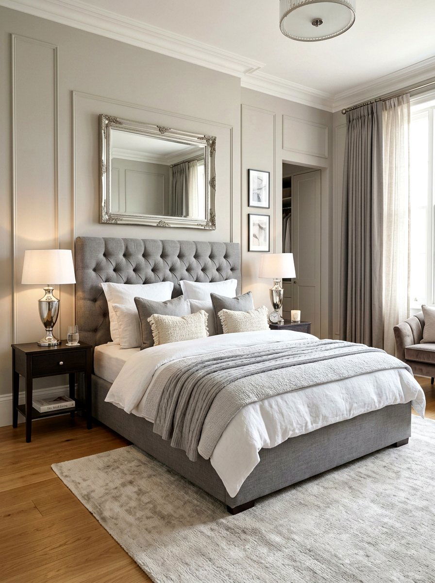 Tufted Headboard Style - 30 grandmother bedroom ideas