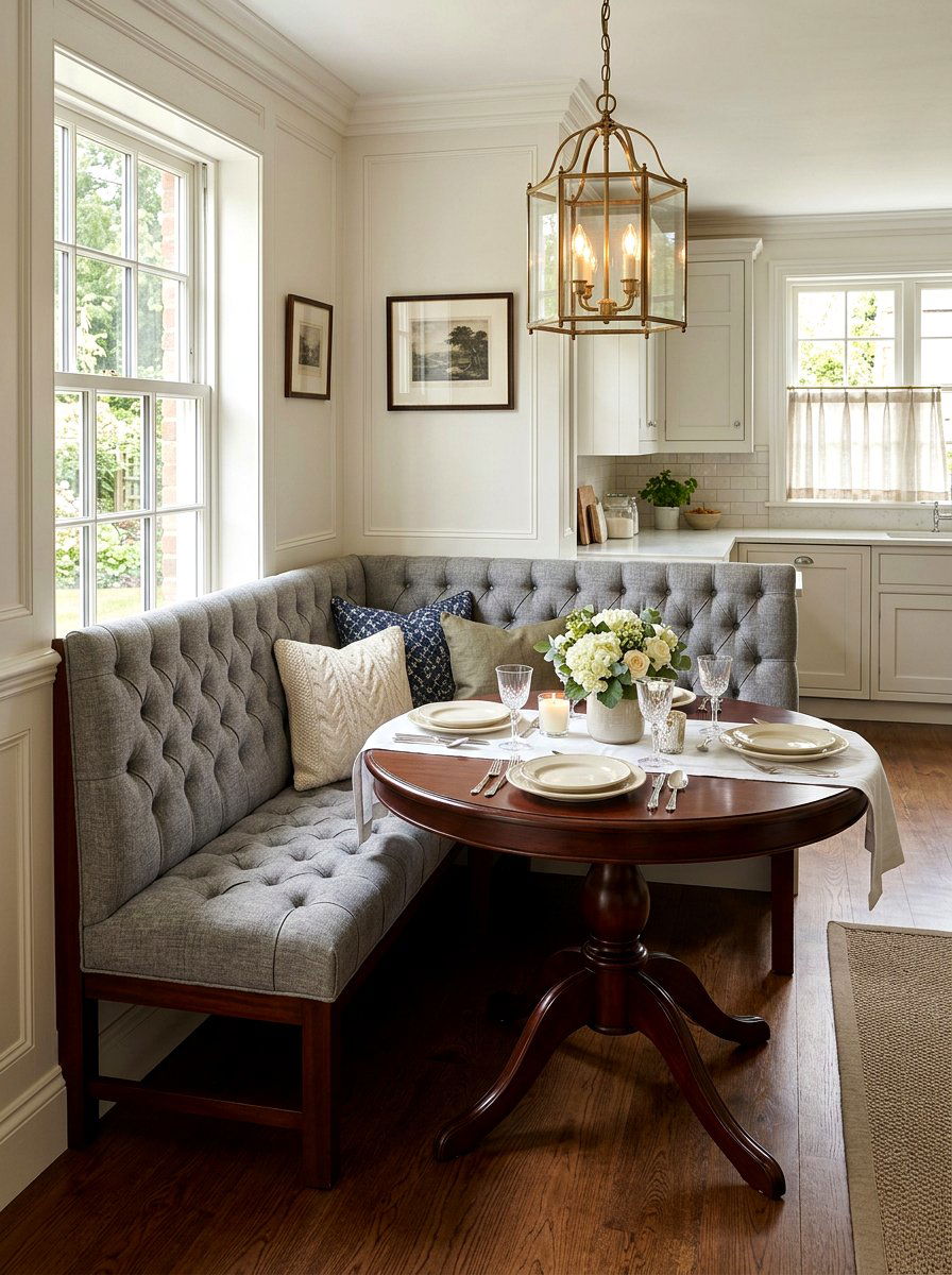 Tufted Kitchen Seating Bench - 30 breakfast banquette kitchen ideas