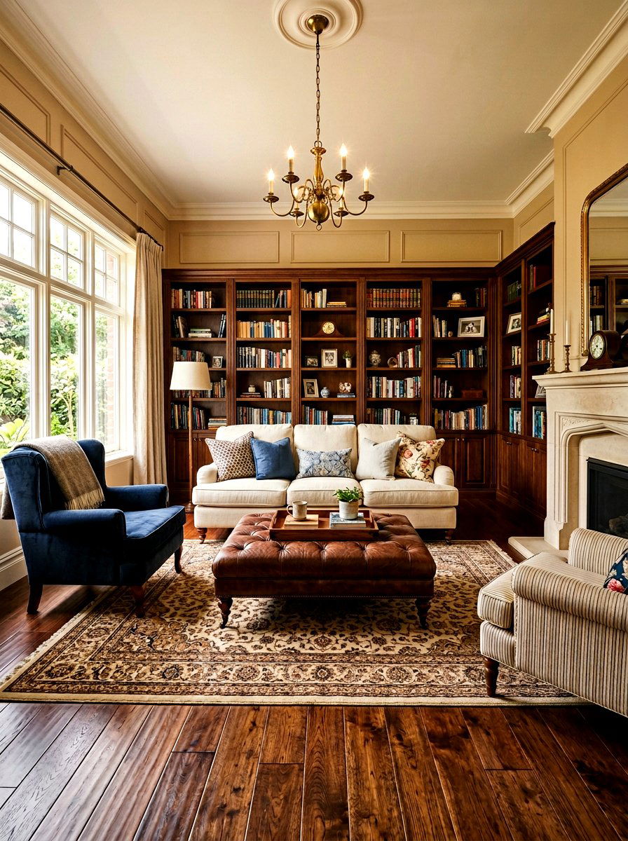 Tufted Leather Ottoman - 30 ottoman coffee table ideas