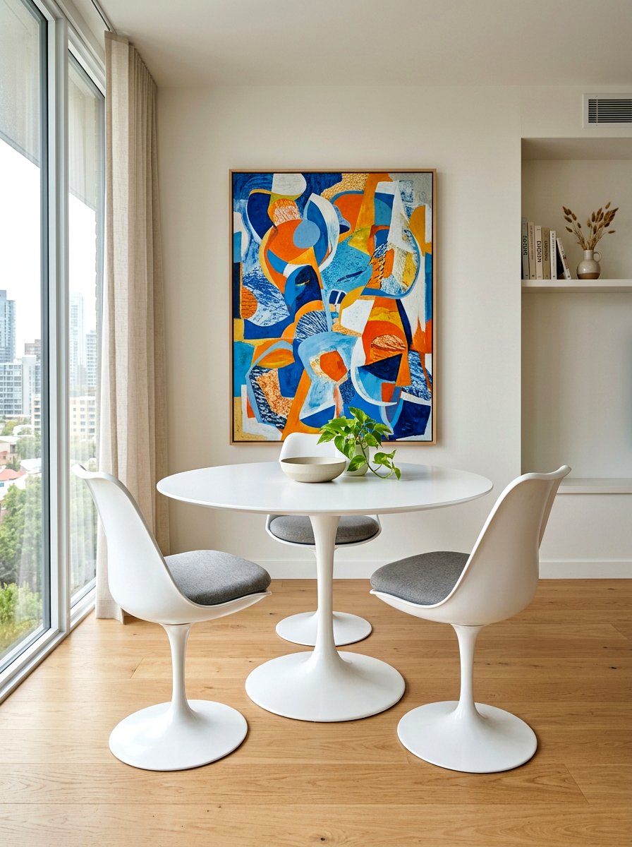 Tulip Table - 30 apartment breakfast nook ideas