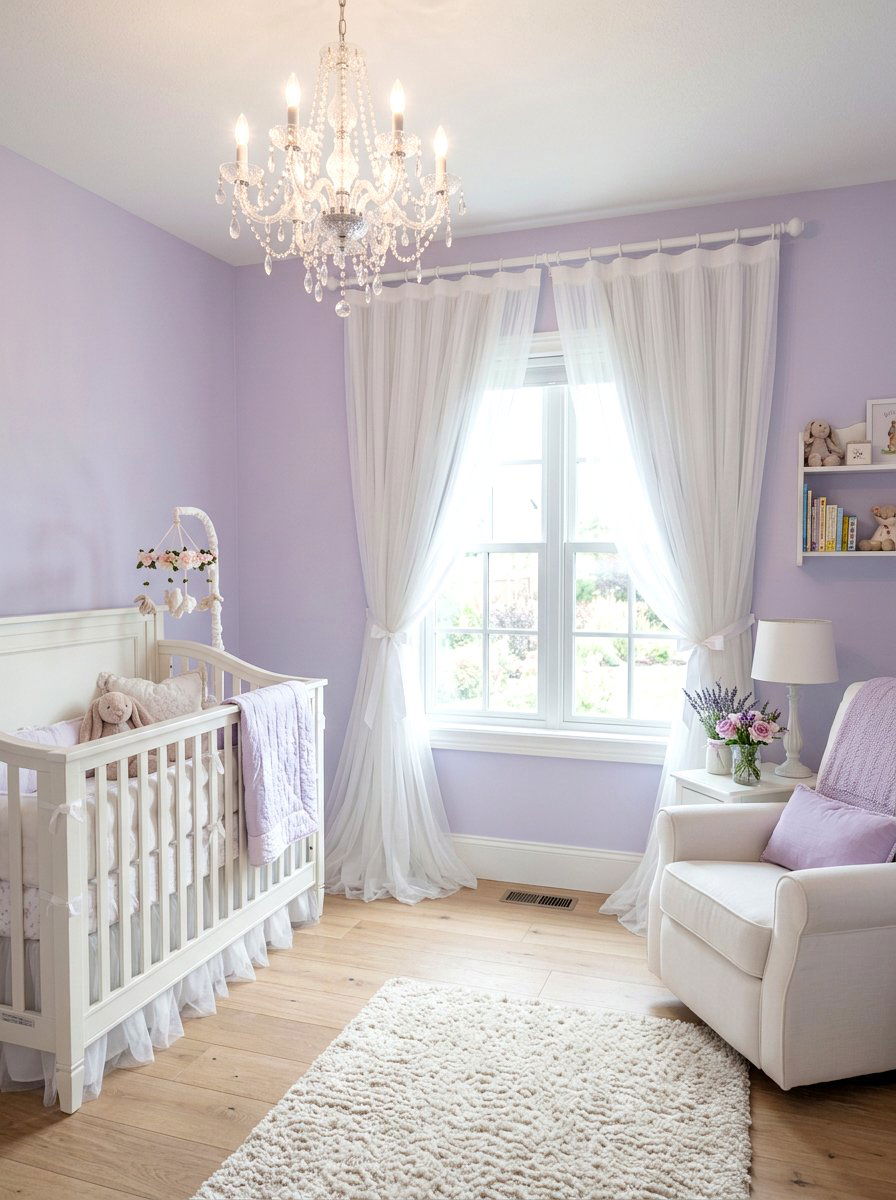 Tulle Window Curtains Nursery - 30 English nursery decor ideas