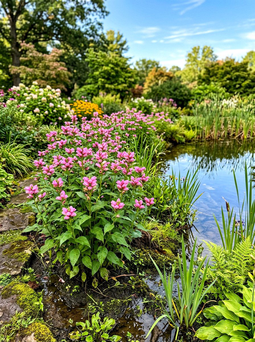 Turtlehead Pond Edge Planting - 30 pond edge planting ideas