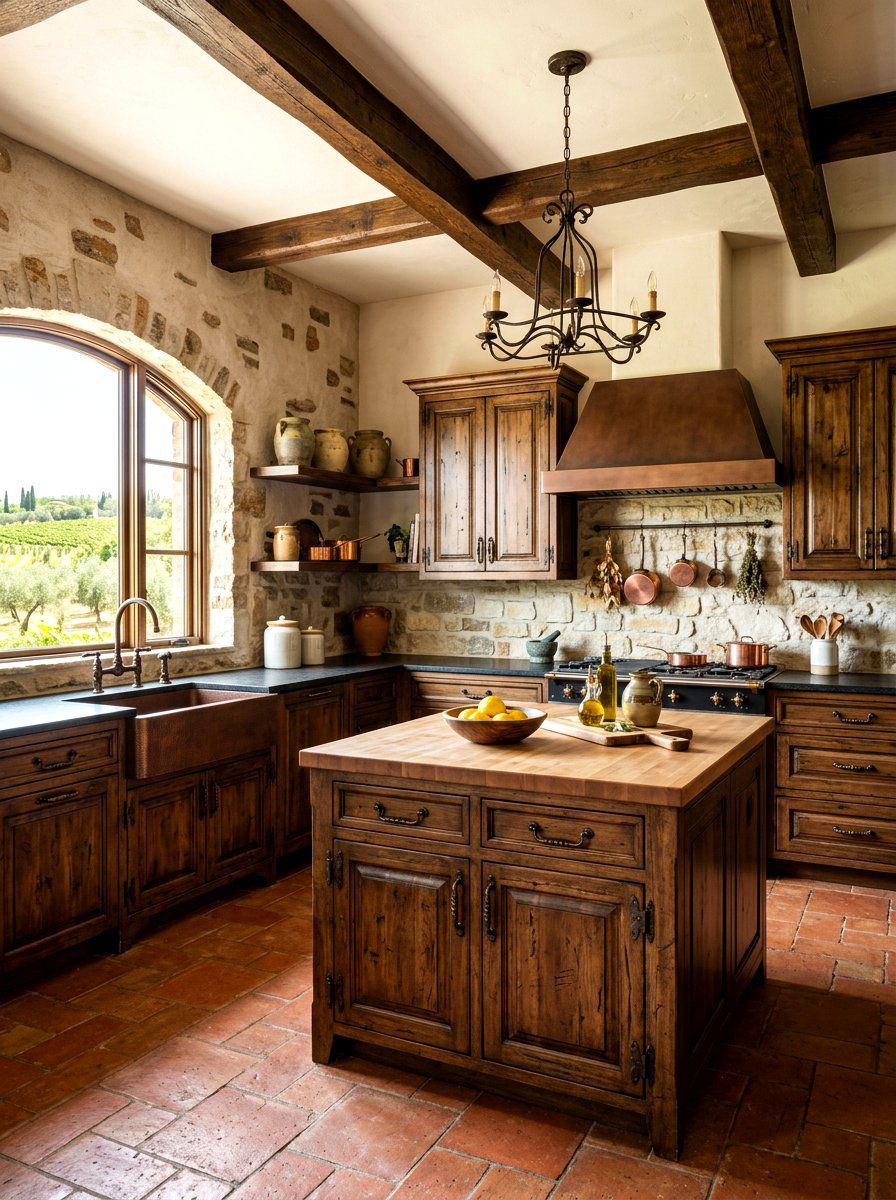 Tuscan Kitchen Antique Hardware - 30 Tuscan kitchen ideas