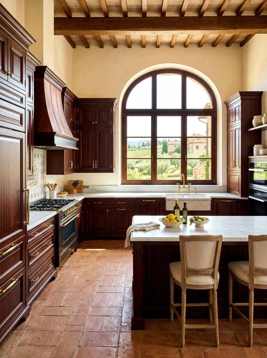 Tuscan Kitchen Dark Cabinets - 30 Tuscan kitchen ideas