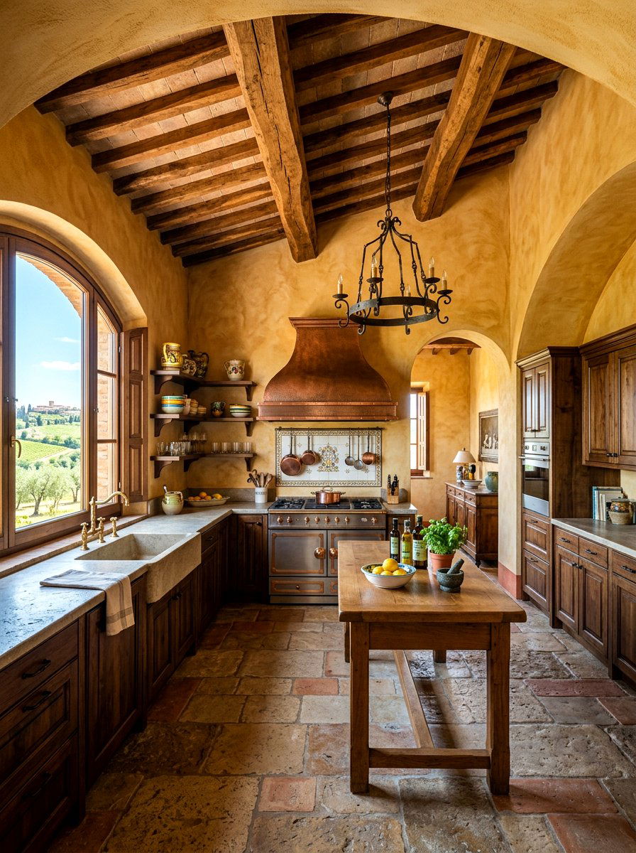 Tuscan Kitchen Plaster Walls - 30 Tuscan kitchen ideas