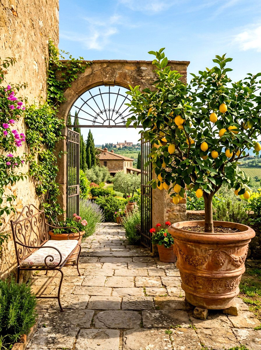30 Potted Citrus Front Entry Ideas to Welcome Guests in Style