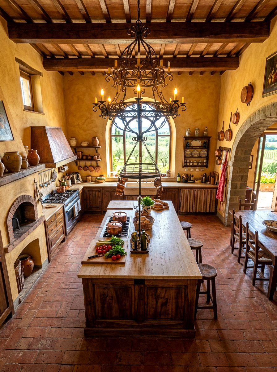 Tuscan Style Kitchen - 30 old world kitchen ideas